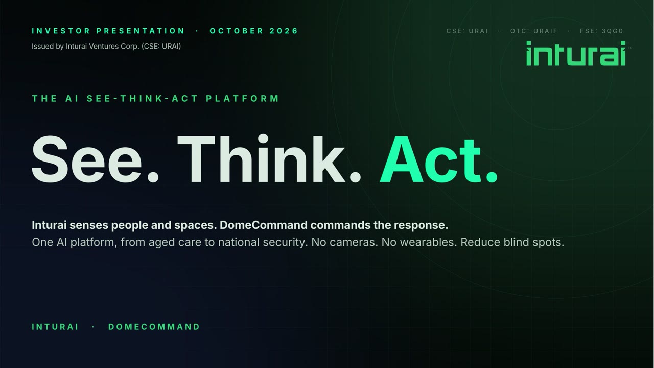 Inturai October 2026 investor presentation cover